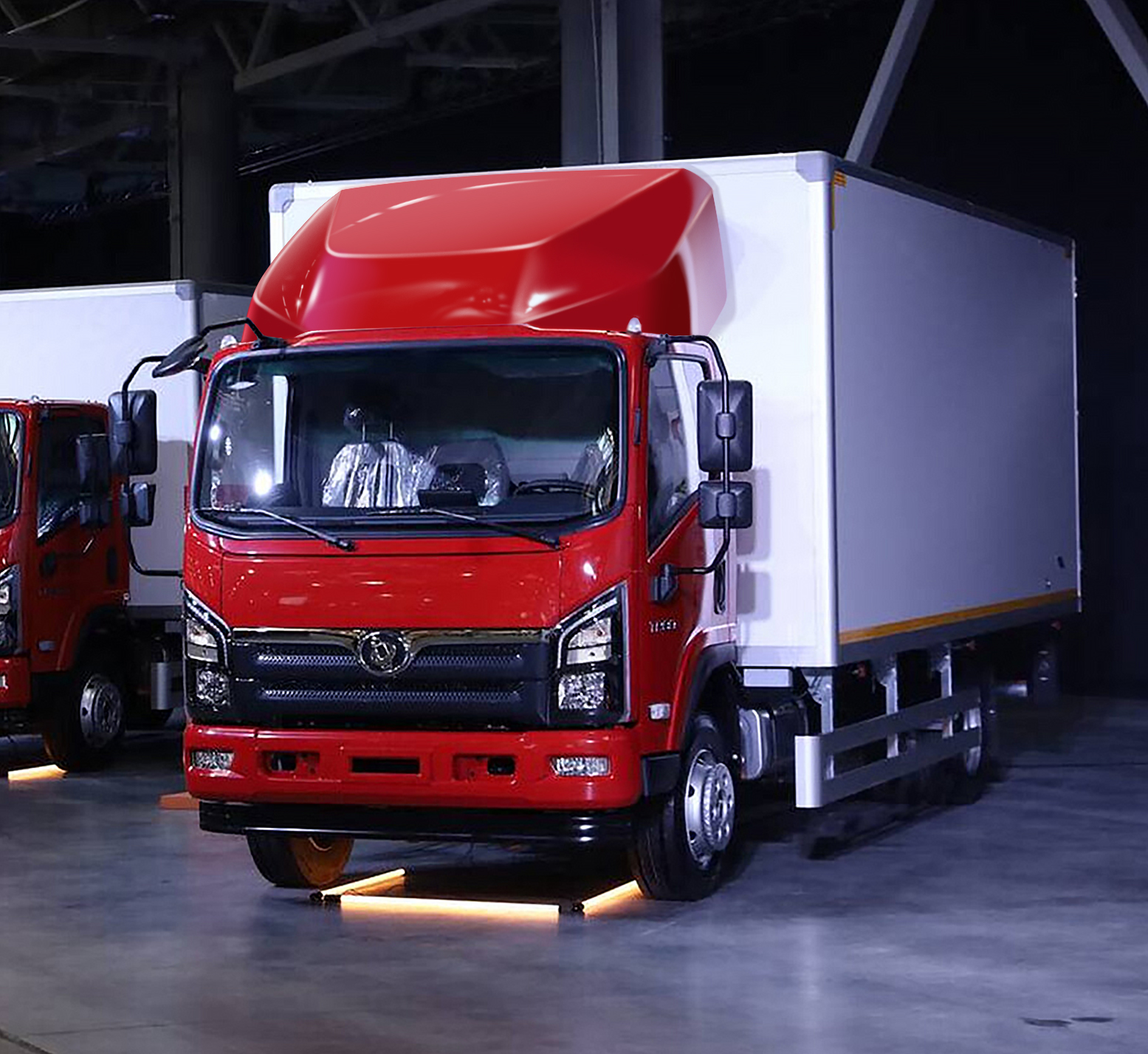 Разработка и изготовление обтекателя на кабину УАЗ профи, SolLers Atlant, Sollers TriRing